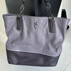 Simply Vera Vera Wang Two-Tone Gray Tote